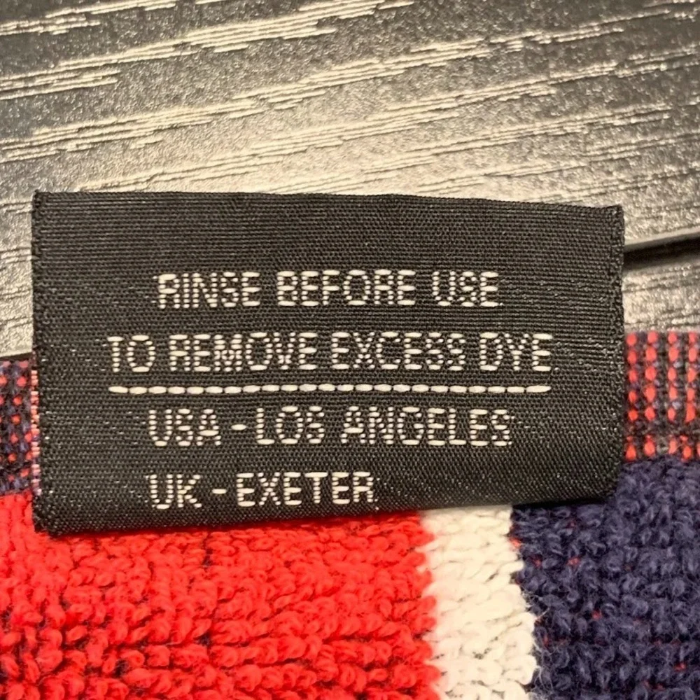 Vintage 1999 US Open Pinehurst No. 2 Golf Towel USGA Member Red/Blue